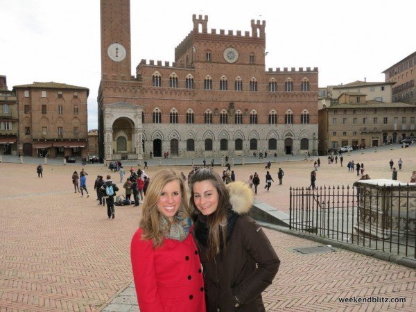My host sister, Elisabetta, and me!