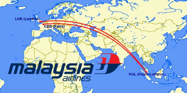 malaysian a380 routes