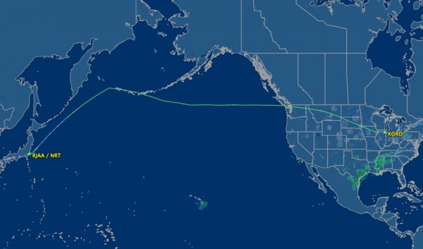 To Myanmar ANA NH1011 Chicago ORD To Tokyo NRT Airliners