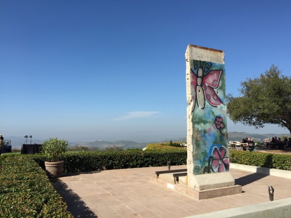 Part of the Berlin Wall at the Ronald Reagan Presidential Library