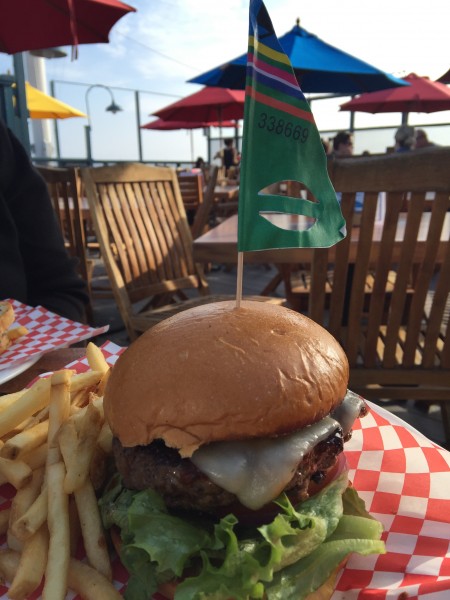 Aloha Burger at The Harbor Restaurant