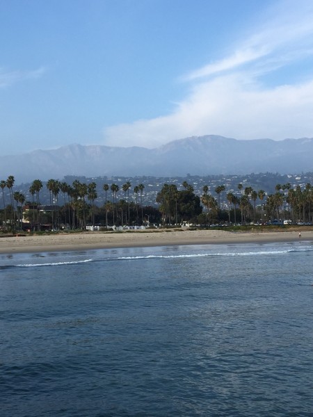 View from the Santa Barbara Pier